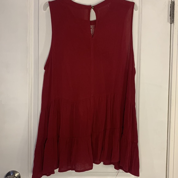 Maroon size XL Maurice’s tank top - Picture 3 of 3
